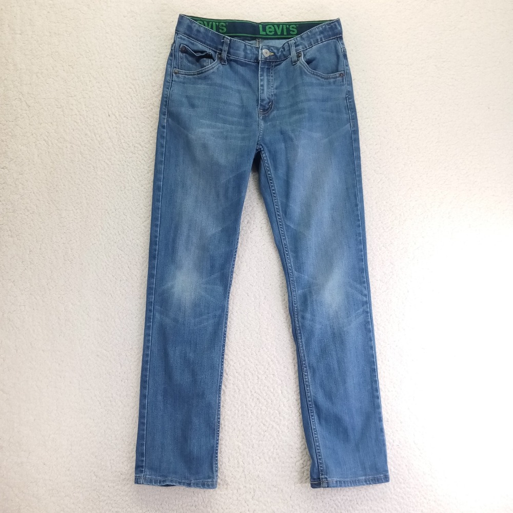 Levis 511 Slim Fit Jeans Boys Size 18 Reg W29 L31 Medium Wash Blue Denim‎